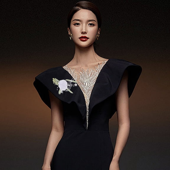 LOLIPPYY Elegant Artificial Flower Boutonniere for Groom and Wedding Party, Perfect Wedding Decoration Accessory