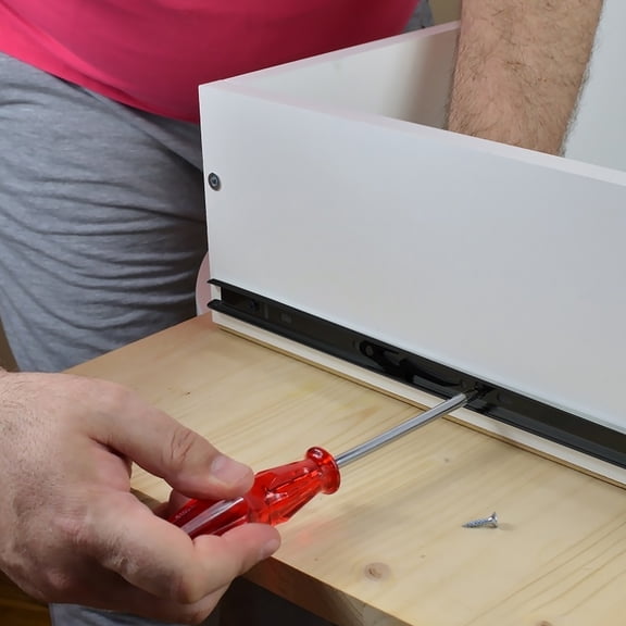 LOLIPPYY Desk Slide Drawer Sliders Keyboard Drawer Slide Rolled Steel for Office Desk 1 Set Back to School