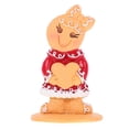 thumbnail image 1 of LOLIPPYY Christmas Gingerbread Man Ornament for Desktop, Festive Xmas Table Decoration for Holiday Season, 1 of 7