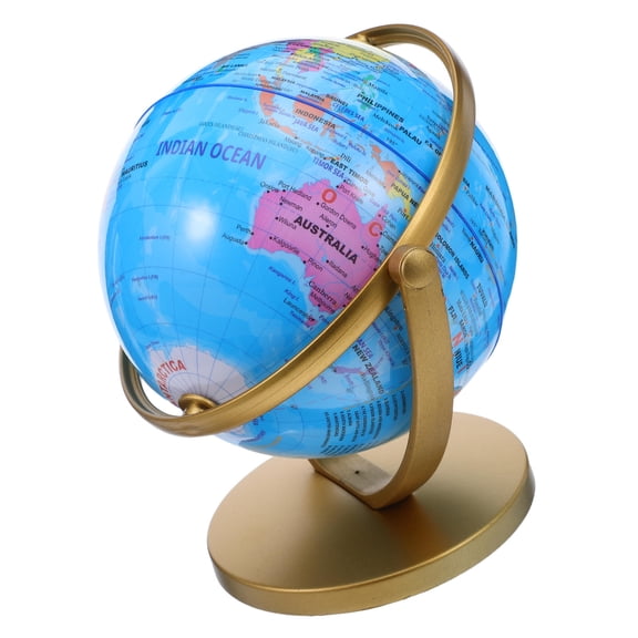 LOLIPPYY Desktop Globe Sphere for Decor Multi Color Rotating Design with English Labels and Sophisticated Style