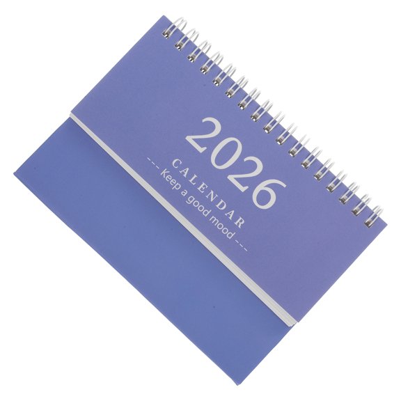 LOLIPPYY Desktop Monthly Planner Purple Paper for Schedule Organization 1 Pcs