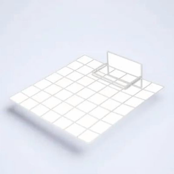 LOLIPPYY White Desktop Display Storage Rack with Hollow Grid Design for Photos, , and Decorative Items