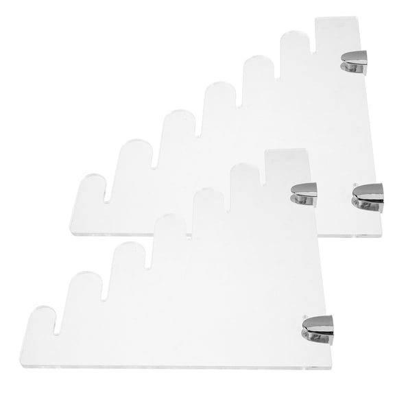LOLIPPYY Detachable Acrylic Holder Wall Mounted Rack for Efficient Kitchen Display