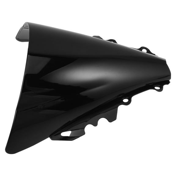 LOLIPPYY Detachable Black ABS Motorcycle Windshield Easy Mounting Wind Shield for