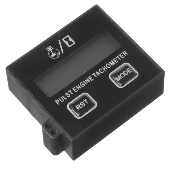 LOLIPPYY Digital Chainsaw Tachometer with Accumulated Timer and Speedometer for Small Engines in Black