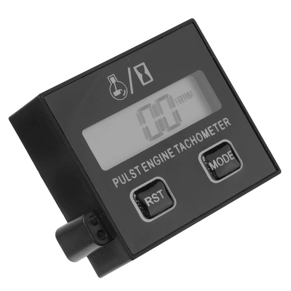 LOLIPPYY Digital Tachometer for Motorcycle and Utv with Portable Design and Accurate Speedometer Black