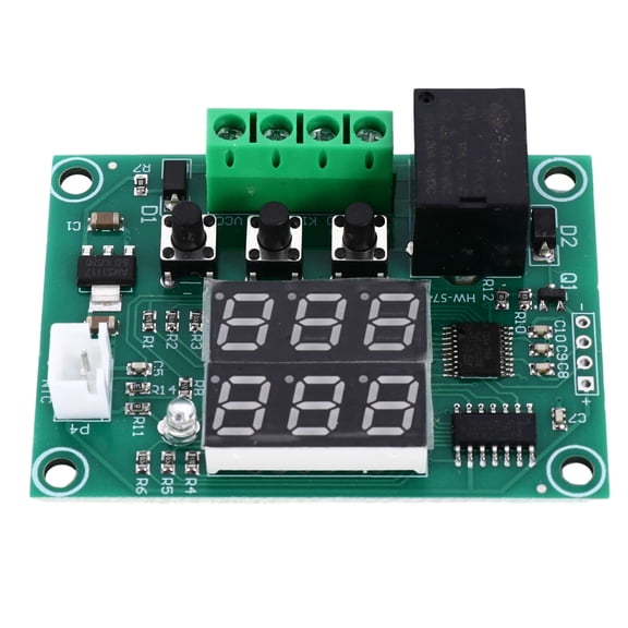LOLIPPYY Digital Temperature Controller Module DC 12V Thermostat Board with Sensor for Accurate Temperature Regulation