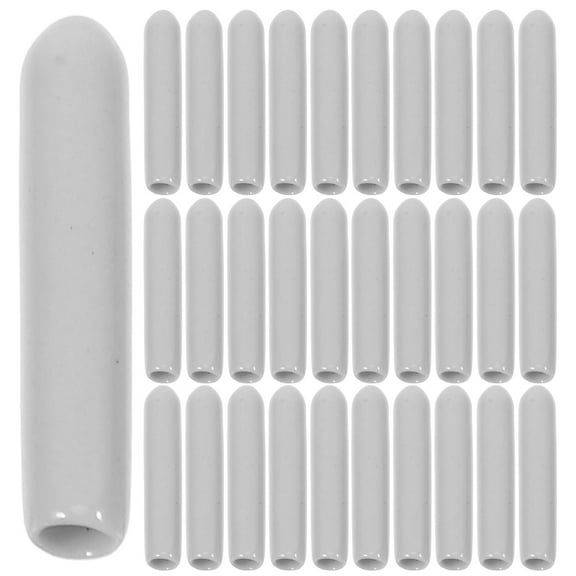 LOLIPPYY Dishwasher Rack End Caps 50Pcs Soft Rubber Tip Caps for Daily Use 0.98X0.08X0.08In