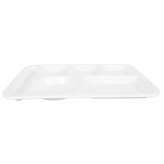 LOLIPPYY Simple Style White Divided Plates for Portion Control At Home