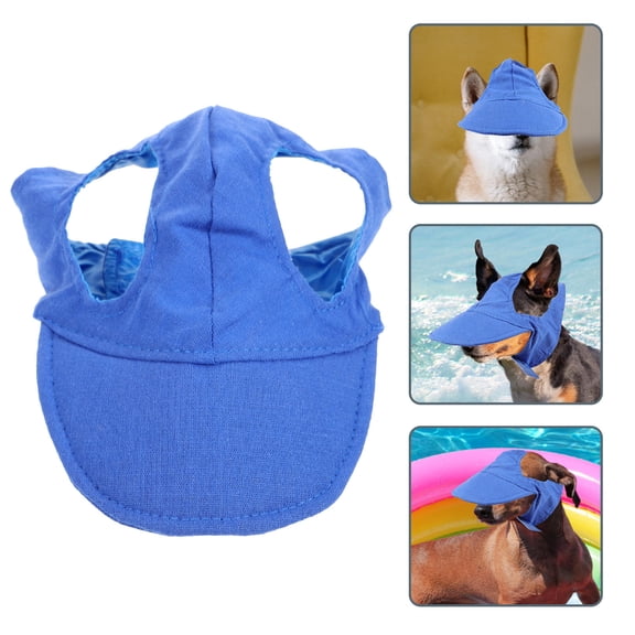 LOLIPPYY Dog Baseball Hat Polyester Blue for Outdoor Activities 1Set