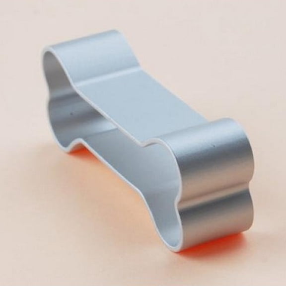 LOLIPPYY Aluminum Dog Bone Shaped Baking Mold Cutter for Cakes, Treats, and Pet Snacks - 1 Piece