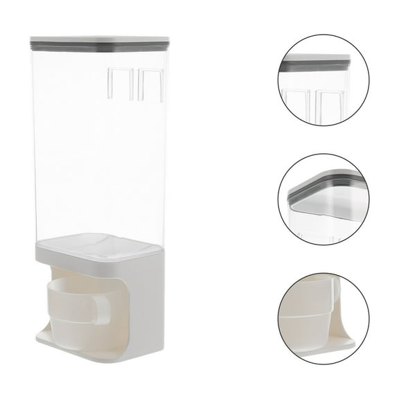 LOLIPPYY Dog Food Bin with Plastic Construction for Pet Feeding Needs 1Pcs