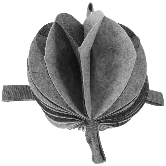 LOLIPPYY Dog Slow Feeder Toy Dog Sniffing Ball Round Black 1Pcs