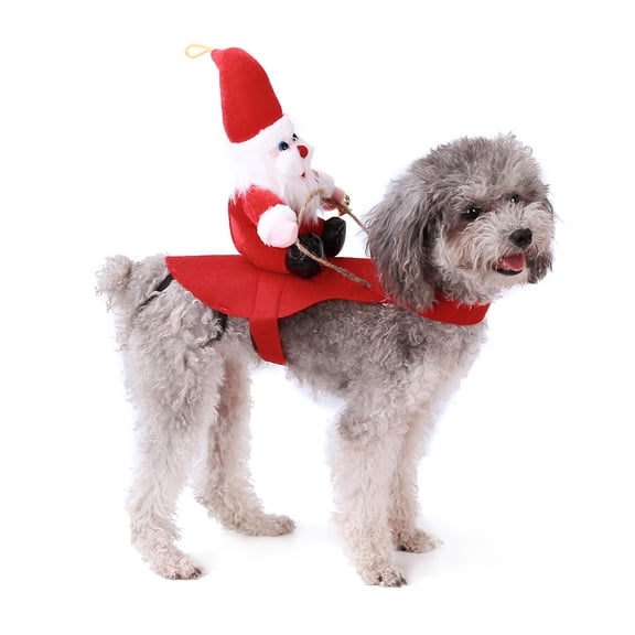 LOLIPPYY Dog Suit Cosplay Coat Felt Red for Puppy Dog 1Pcs