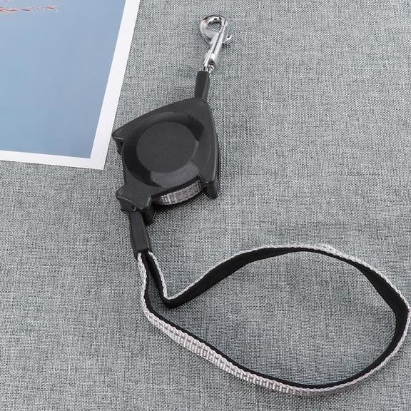 LOLIPPYY Dog Training Lead Automatic Retractable Leash Black with Comfortable Ergonomic Handle
