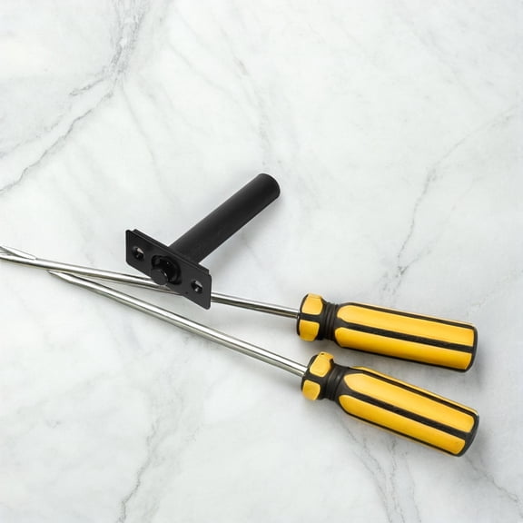 LOLIPPYY Door Guard Clasp Security Door Lock Black Stainless Steel for Home Office 1 Set