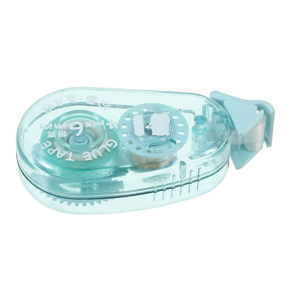 LOLIPPYY Double Sided Tape Roller Blue Adhesive Roller for Scrapbooking Journals and Home Use