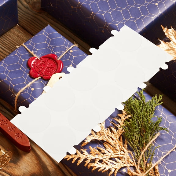 LOLIPPYY Double Sided White Adhesive Tape Dots for Wax Seals Easy to Remove Without Residue