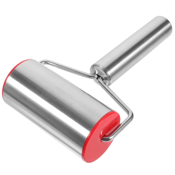 LOLIPPYY Non-Stick Pastry Roller with Stainless Steel Handle, Dark Grey Smooth Baking Tool, 1 Piece