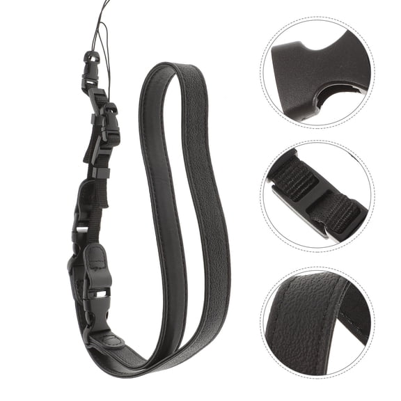 LOLIPPYY Dslr Camera Sling Strap in Black with Wide Shoulder Pad for Heavy Cameras