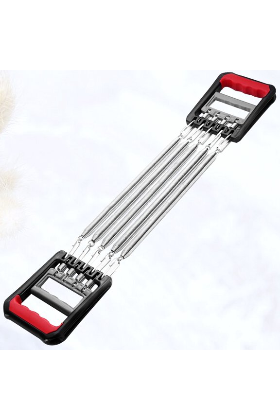 Dual Purpose Chest Expander with Adjustable Spring Steel for Sports and Strength Training