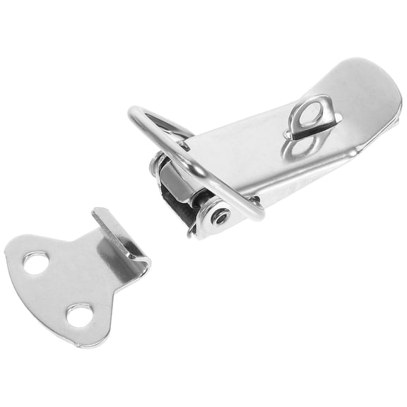 LOLIPPYY Duckbilled Hasp Latch Stainless Steel Toolbox Latch with Padlock Hole for Storage 1Set