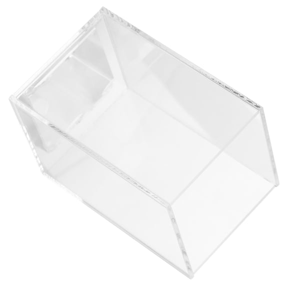 LOLIPPYY Durable Acrylic Desktop Aquarium Fish Tank Clear Transparent Tabletop Decoration