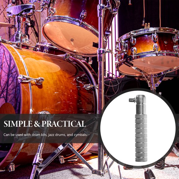 LOLIPPYY Durable Alloy Drum Stand Counterweight Plated Silver Finish for Musical Instrument Setup