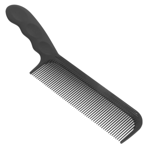 LOLIPPYY Durable Black ABS Barber Comb Fine Teeth Hair Cutting Comb for Styling