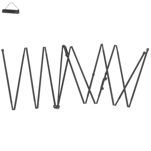 LOLIPPYY Durable Black Metal Portable Easel Stand for Displaying Paintings Photos and Books Tripod Design