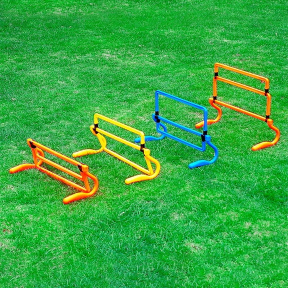 LOLIPPYY Durable Blue Football Training Hurdles for Agility Drills and Soccer Field Obstacle Exercises