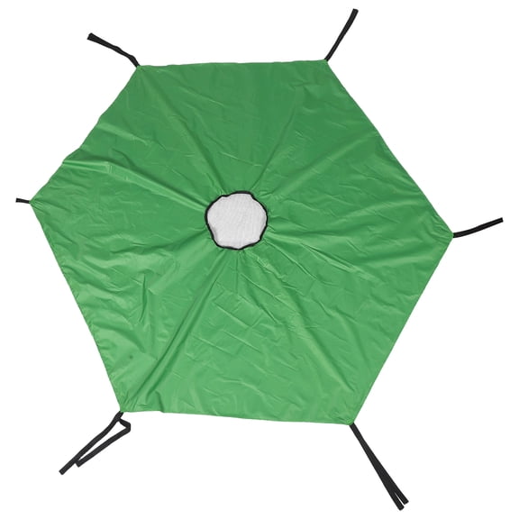 LOLIPPYY Durable Blue Trampoline Sunshade Canopy Universal Fit with Ventilated Shade Cloth for Outdoor Use