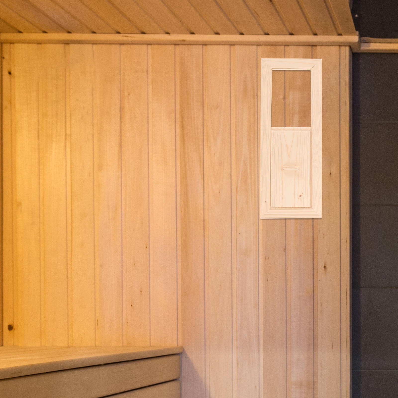LOLIPPYY Cedar Sauna Vent Grille Wooden Air Ventilation Cover for Sauna and Steam Room Use