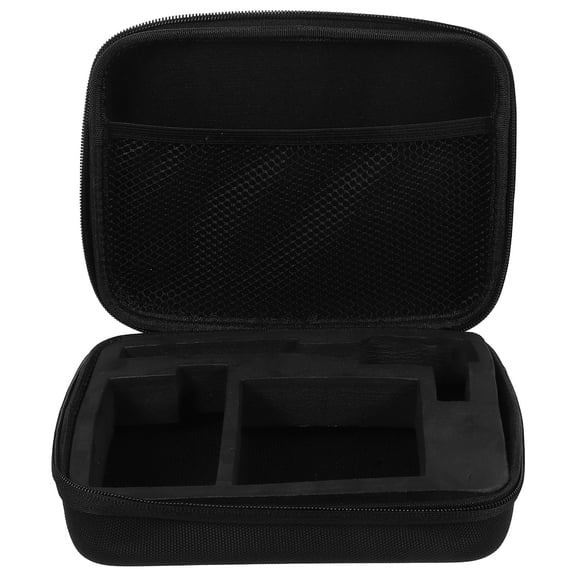 LOLIPPYY Durable Eva Radio Case with Mesh Pockets for Handheld Device Protection and Storage