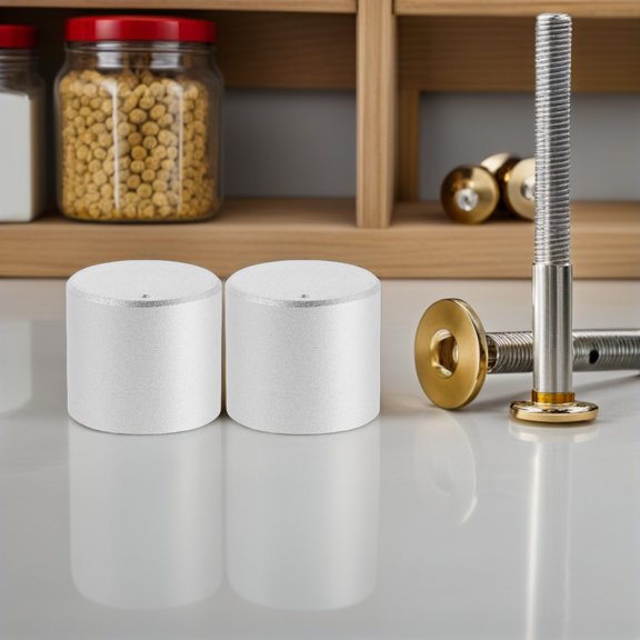 LOLIPPYY Durable Guitar Replacement Knobs Aluminum Alloy Dome Control Knobs 2 Pcs Set