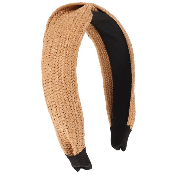 LOLIPPYY Khaki Woven Hairbands with Stylish Knotted Design, and Accessories for Everyday Use