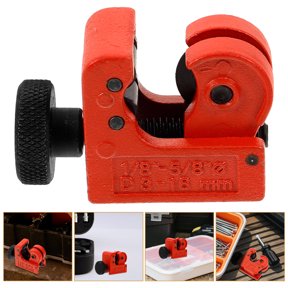 LOLIPPYY Durable Manual Bearing Tube Cutter Tool Red Heavy Duty Cutting Device for Home Use