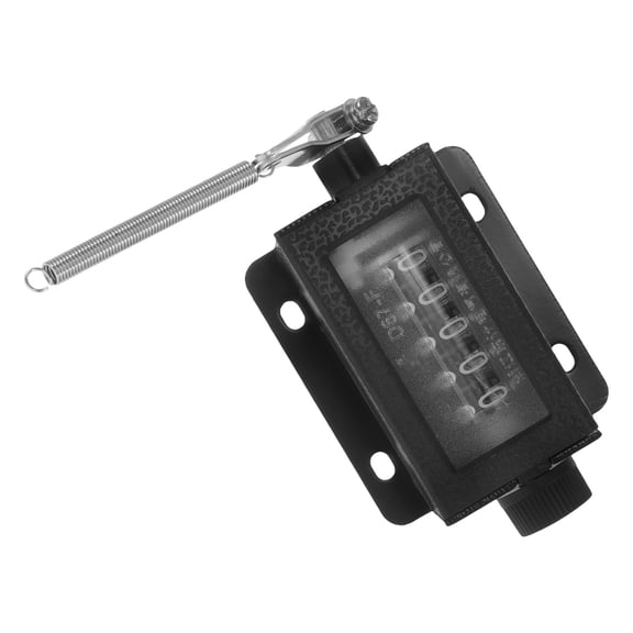 LOLIPPYY Durable Mechanical Handheld Tally Counter Black Manual Resettable Counter for Activities