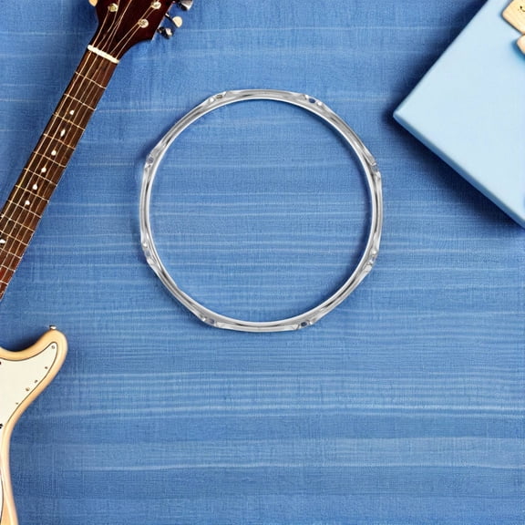 LOLIPPYY Metal Drum Hoop Accessory for Percussion Instruments, Design with Improved Sound Quality Enhancement