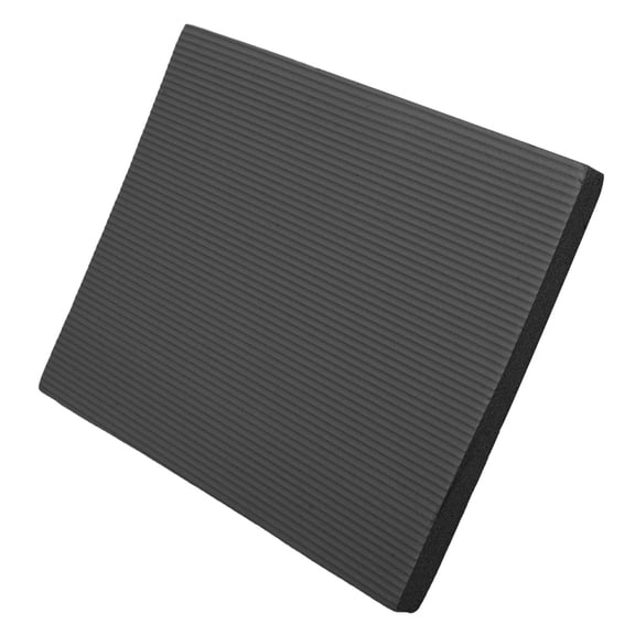 LOLIPPYY Durable Nbr Thick Exercise Mat in Black for Balance Training and Core Strength Workouts