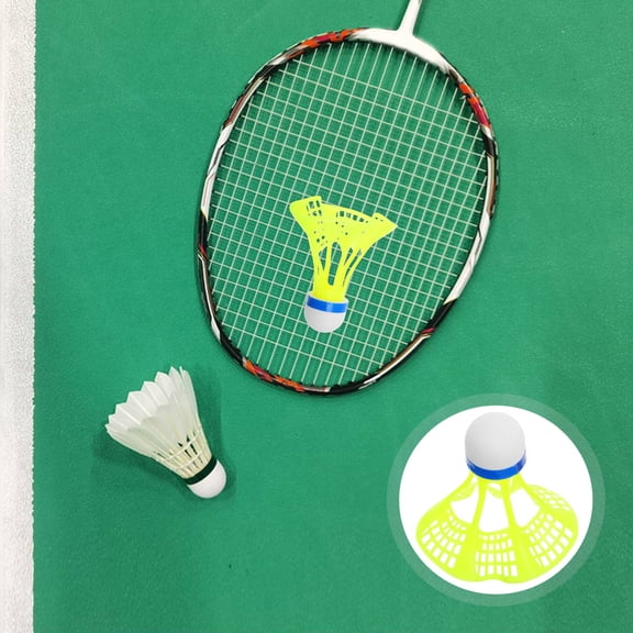 LOLIPPYY Orange Badminton Shuttlecock for Outdoor Practice with Wind-Resistant Design and Enhanced Flight Stability