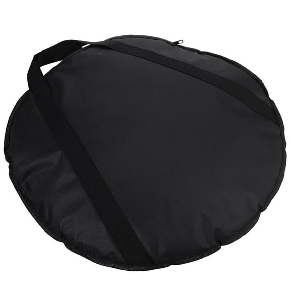 LOLIPPYY Durable Oxford Cymbal Bag with Handhold Tote Design for Organized Instrument Storage Black