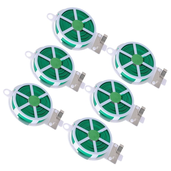LOLIPPYY Durable Plant Tie with Iron and PVC for Garden Fixing and Plant Branch Securing