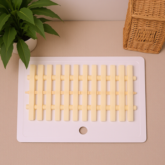 LOLIPPYY Durable Plastic Drainage Mat with Interlocking Grating for Poolside Balcony and Shower Floors