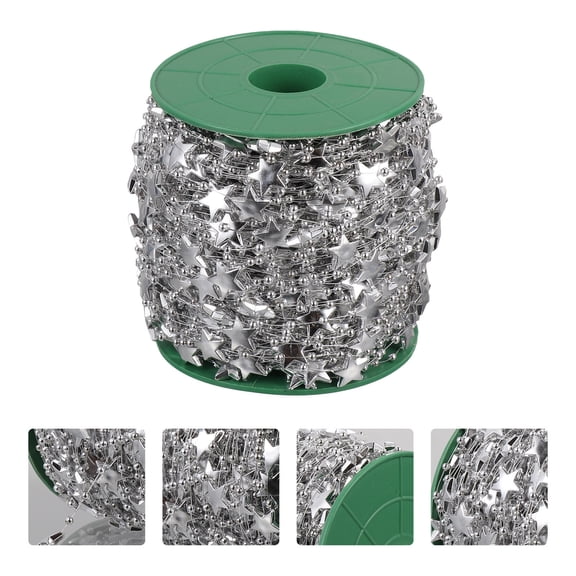 LOLIPPYY Durable Plated Silver Bead Chain Decoration for Birthday Presents and Party Use