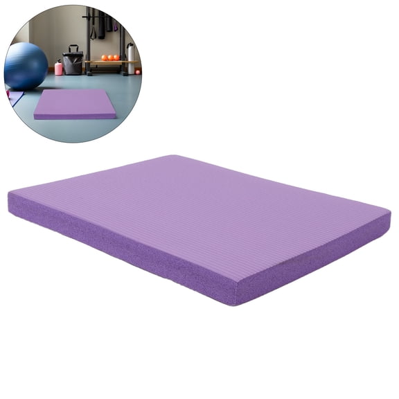 LOLIPPYY Durable Purple Balance Mat for Home Fitness Soft Thick Kneeling Pad for Ab Wheel Workout