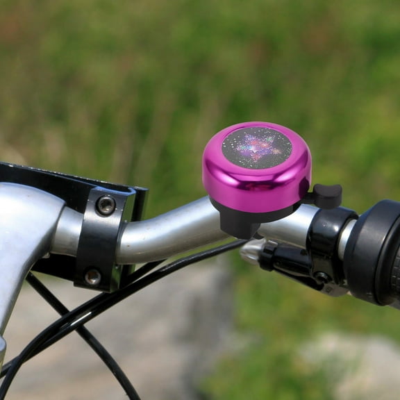 LOLIPPYY Durable Purple Bike Bell with Crisp Sound Fun Bicycle Accessory for Handlebar