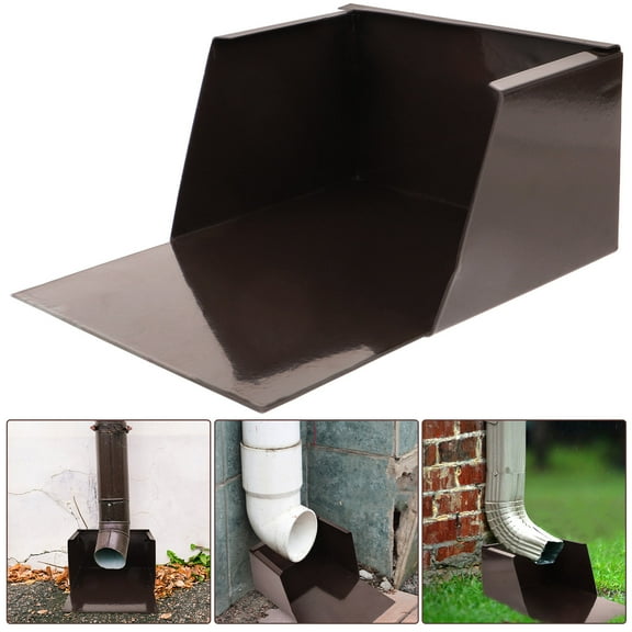 LOLIPPYY Heavy-Duty Rain Downspout Splash Block for Efficient Rainwater Management in Outdoor Areas of Homes and Villas