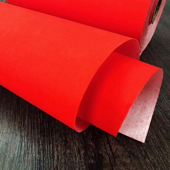 LOLIPPYY Durable Red Construction Paper Roll for Calligraphy and New Year Characters