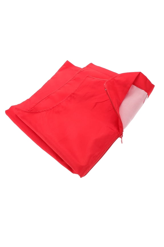 Red Utility Vest with Multiple Pockets, Workwear for Volunteers and Activities